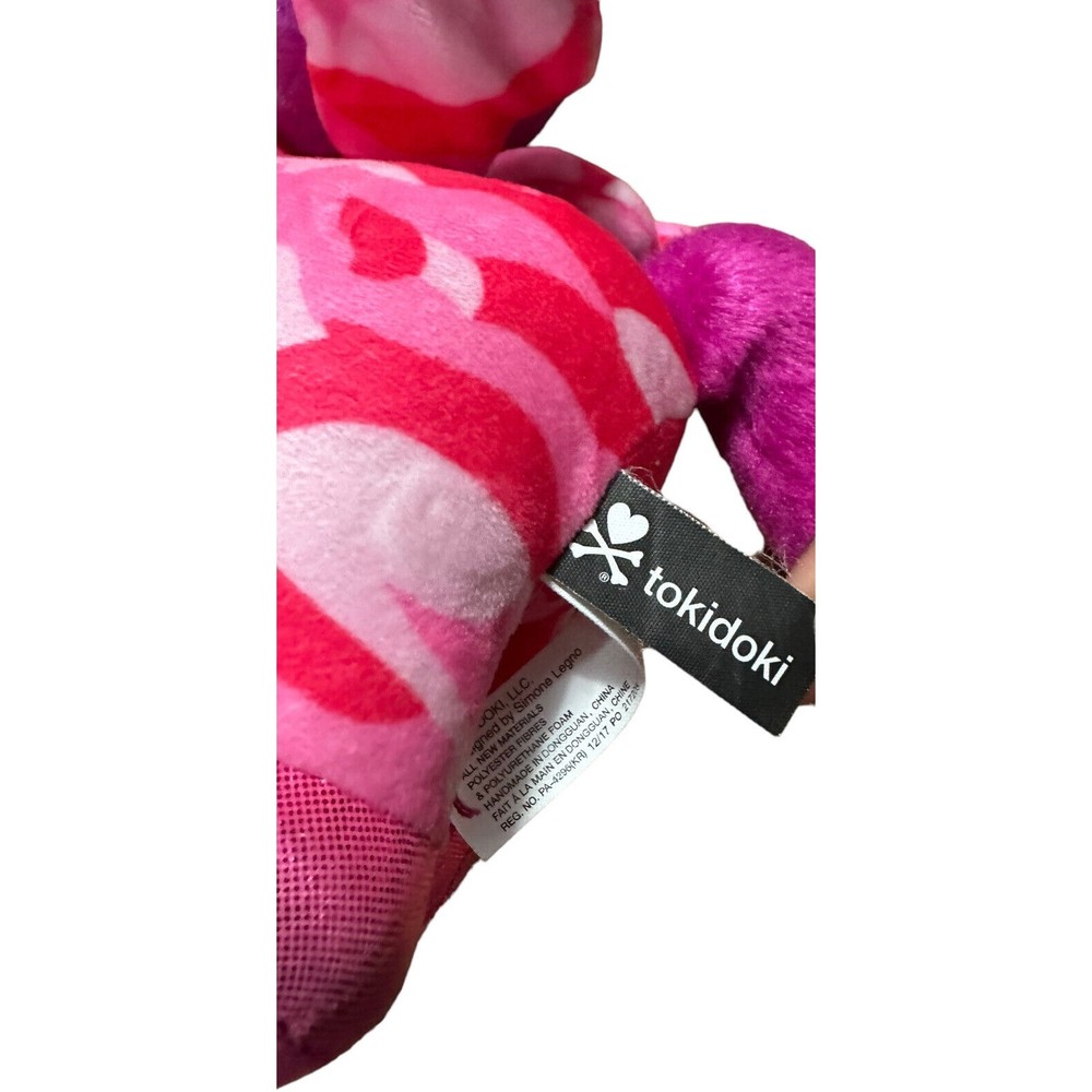 TOKIDOKI PINK G.I. Jane Special Edition 11” Plush Stuffed Animal Unicorn Aurora - Picture 8 of 10